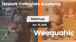 Matchup: Newark Collegiate vs. Weequahic  2018
