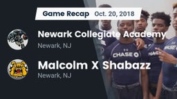 Recap: Newark Collegiate Academy  vs. Malcolm X Shabazz   2018