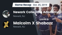 Recap: Newark Collegiate Academy  vs. Malcolm X Shabazz   2019