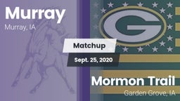 Matchup: Murray vs. Mormon Trail  2020