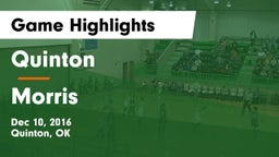 Quinton  vs Morris  Game Highlights - Dec 10, 2016