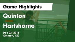 Quinton  vs Hartshorne  Game Highlights - Dec 02, 2016
