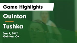 Quinton  vs Tushka  Game Highlights - Jan 9, 2017
