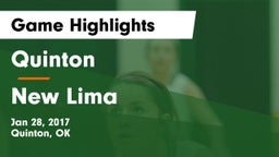 Quinton  vs New Lima  Game Highlights - Jan 28, 2017