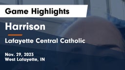 Harrison  vs Lafayette Central Catholic  Game Highlights - Nov. 29, 2023