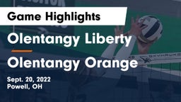 Olentangy Liberty  vs Olentangy Orange  Game Highlights - Sept. 20, 2022