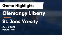 Olentangy Liberty  vs St. Joes Varsity  Game Highlights - Oct. 8, 2022