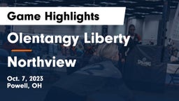 Olentangy Liberty  vs Northview  Game Highlights - Oct. 7, 2023