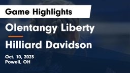 Olentangy Liberty  vs Hilliard Davidson  Game Highlights - Oct. 10, 2023