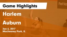 Harlem  vs Auburn  Game Highlights - Jan 6, 2017