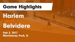 Harlem  vs Belvidere  Game Highlights - Feb 3, 2017