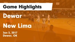 Dewar  vs New Lima Game Highlights - Jan 3, 2017