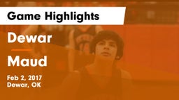 Dewar  vs Maud Game Highlights - Feb 2, 2017