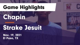 Chapin  vs Strake Jesuit  Game Highlights - Nov. 19, 2021