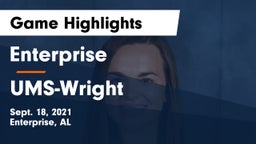 Enterprise  vs UMS-Wright  Game Highlights - Sept. 18, 2021