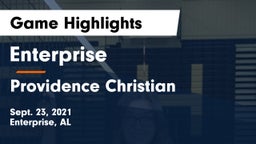 Enterprise  vs Providence Christian  Game Highlights - Sept. 23, 2021