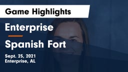 Enterprise  vs Spanish Fort  Game Highlights - Sept. 25, 2021