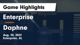 Enterprise  vs Daphne  Game Highlights - Aug. 20, 2022