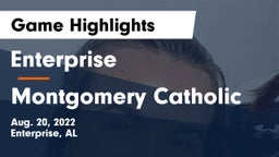 Enterprise  vs Montgomery Catholic  Game Highlights - Aug. 20, 2022