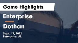Enterprise  vs Dothan  Game Highlights - Sept. 13, 2022
