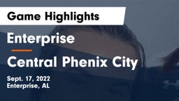 Enterprise  vs Central Phenix City Game Highlights - Sept. 17, 2022