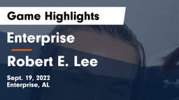 Enterprise  vs Robert E. Lee  Game Highlights - Sept. 19, 2022