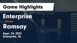Enterprise  vs Ramsay  Game Highlights - Sept. 24, 2022