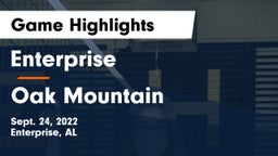 Enterprise  vs Oak Mountain  Game Highlights - Sept. 24, 2022