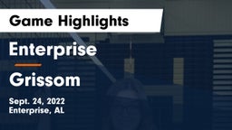 Enterprise  vs Grissom  Game Highlights - Sept. 24, 2022