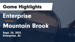 Enterprise  vs Mountain Brook  Game Highlights - Sept. 24, 2022