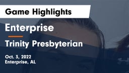 Enterprise  vs Trinity Presbyterian  Game Highlights - Oct. 3, 2022