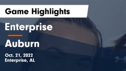 Enterprise  vs Auburn  Game Highlights - Oct. 21, 2022