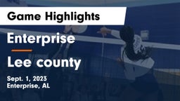 Enterprise  vs Lee county  Game Highlights - Sept. 1, 2023