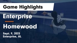 Enterprise  vs Homewood  Game Highlights - Sept. 9, 2023