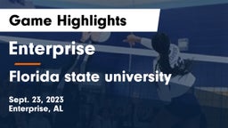 Enterprise  vs Florida state university  Game Highlights - Sept. 23, 2023