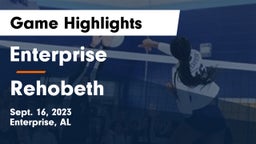 Enterprise  vs Rehobeth  Game Highlights - Sept. 16, 2023