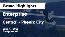 Enterprise  vs Central  - Phenix City Game Highlights - Sept. 16, 2023
