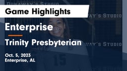 Enterprise  vs Trinity Presbyterian  Game Highlights - Oct. 5, 2023