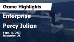 Enterprise  vs Percy Julian  Game Highlights - Sept. 11, 2023