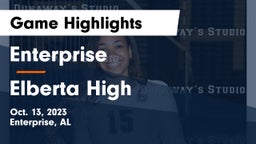 Enterprise  vs Elberta High  Game Highlights - Oct. 13, 2023