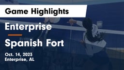 Enterprise  vs Spanish Fort  Game Highlights - Oct. 14, 2023