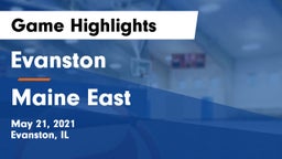 Evanston  vs Maine East  Game Highlights - May 21, 2021