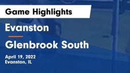 Evanston  vs Glenbrook South  Game Highlights - April 19, 2022