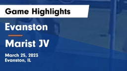 Evanston  vs Marist JV Game Highlights - March 25, 2023