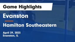 Evanston  vs Hamilton Southeastern  Game Highlights - April 29, 2023