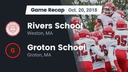 Recap: Rivers School vs. Groton School  2018