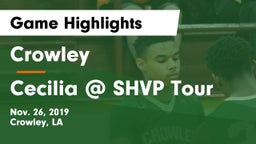 Crowley  vs Cecilia @ SHVP Tour Game Highlights - Nov. 26, 2019