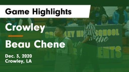 Crowley  vs Beau Chene  Game Highlights - Dec. 3, 2020