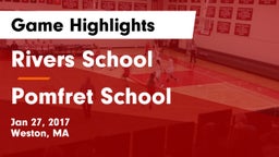 Rivers School vs Pomfret School Game Highlights - Jan 27, 2017