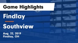 Findlay  vs Southview Game Highlights - Aug. 22, 2019